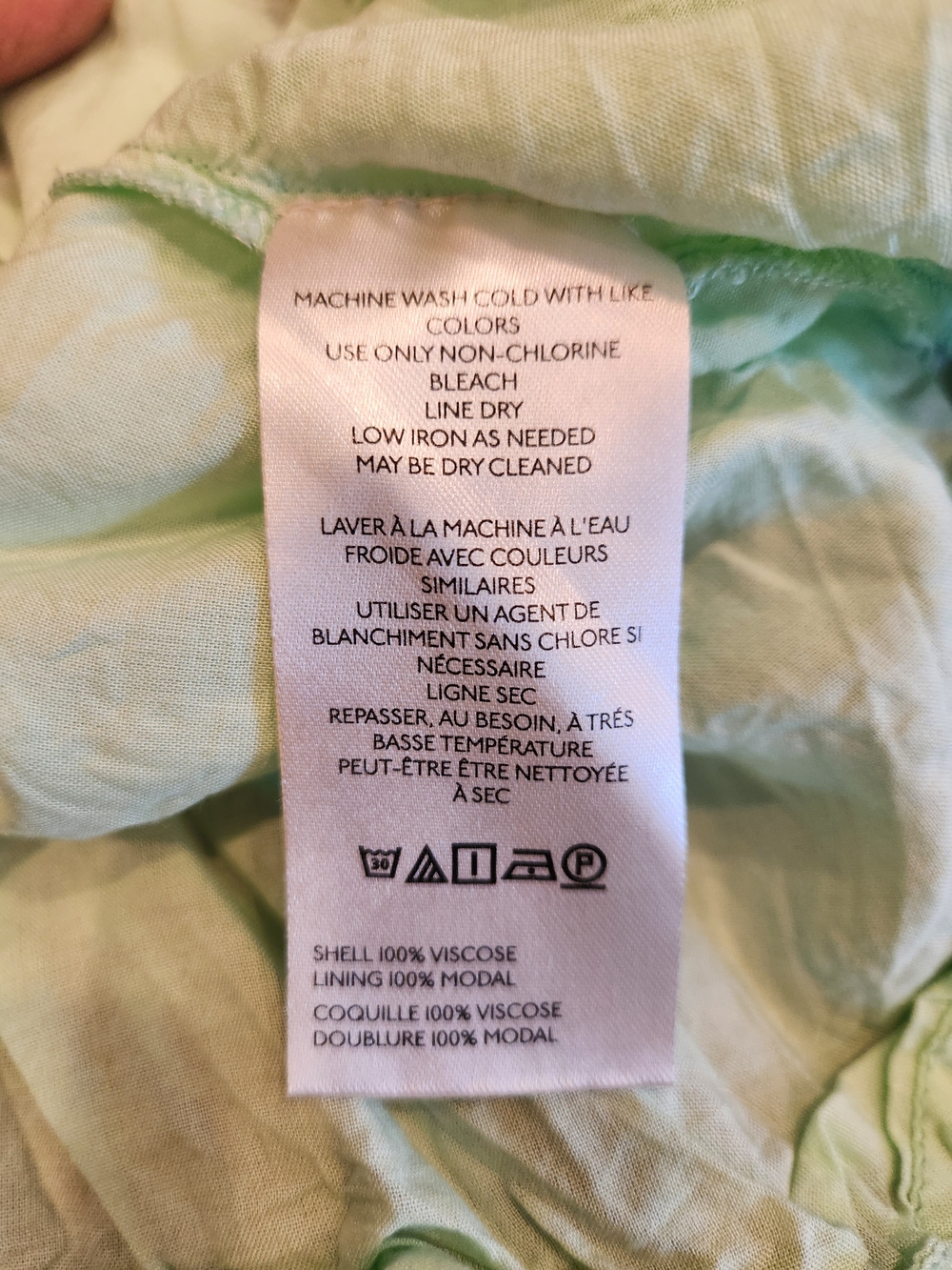 Anthropologie The Somerset Maxi Dress Halter Edition Green Motif Size XL Lined - Picture 14 of 15